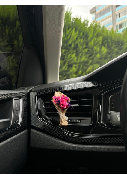 Mini Çiçek Buketi Oto Araba Klima Kokusu Havalandırma Aksesuarı Pembe modelleri