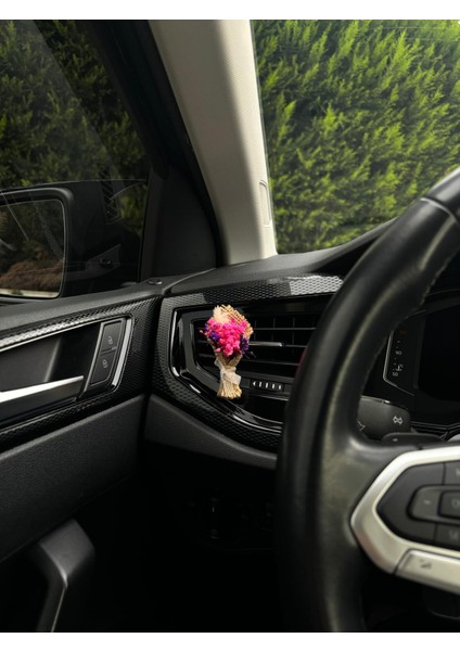 Mini Çiçek Buketi Oto Araba Klima Kokusu Havalandırma Aksesuarı Pembe fırsatları