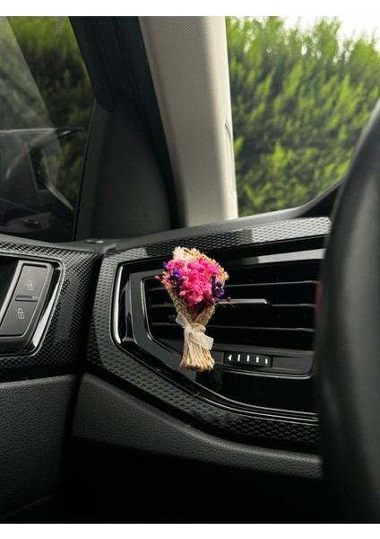 Mini Çiçek Buketi Oto Araba Klima Kokusu Havalandırma Aksesuarı Pembe indirimleri