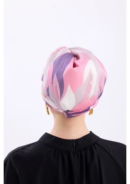 Rosa Italyan Ipek Dolgulu Bone