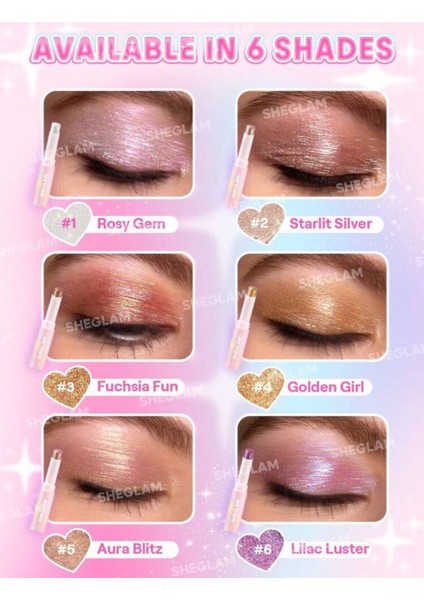 Jelly Glitter Eyeshadow Stick
