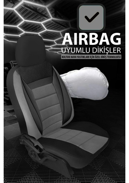 Jaguar Daimler Uyumlu Tam Set 5 Koltuk Tay Tüyü Oto Koltuk Kılıfı Füme