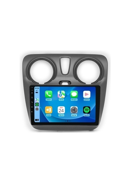 Dacia Lodgy 2012-2020 4gb Ram 32GB Hafıza 4 Çekirdek Carplay Kamera Android Multimedya