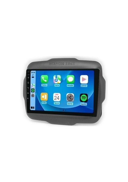 Jeep Renegade 2016-2021 6gb Ram 64GB Hafıza 8 Çekirdek Carplay Kamera Android Multimedya