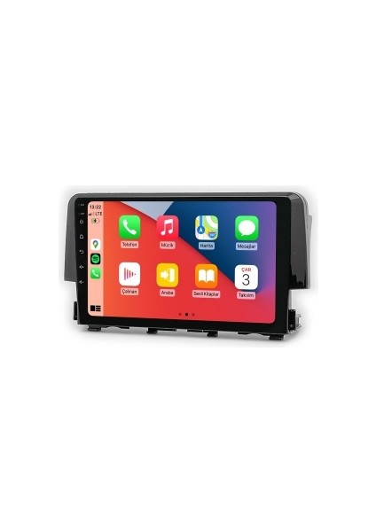 Honda Civic Fc5 2016-2020 8gb Ram 128GB Hafıza 8 Çekirdek Carplay Kamera Android Multimedya