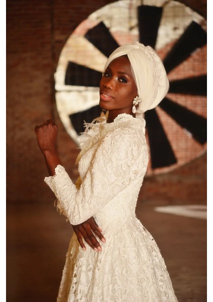 Dantelli Dolgulu Rose Gelinlik Bonesi fiyatları