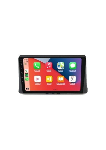 Peugeot Partner 2019-2024 4gb Ram 32GB Hafıza 4 Çekirdek Carplay Kamera Android Multimedya
