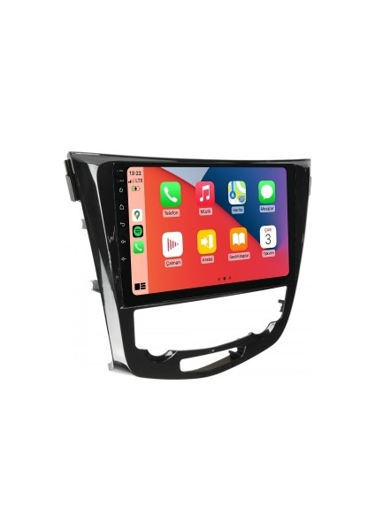 Nissan Qashqai 2014-2021 Dijital Klima 4gb Ram 32GB Hafıza 4 Çekirdek Carplay Kamera Android Multimedya