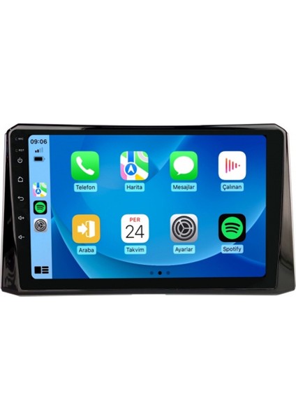 Toyota Corolla 2019-2024 6gb Ram 64GB Hafıza 8 Çekirdek Carplay Kamera Android Multimedya