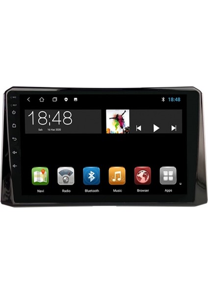 Toyota Corolla 2019-2024 6gb Ram 128GB Hafıza 8 Çekirdek Carplay Kamera Android Multimedya