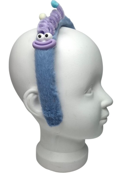 Kız Çocuk Mavi Renk Oyuncak Figürlü Saç Toka