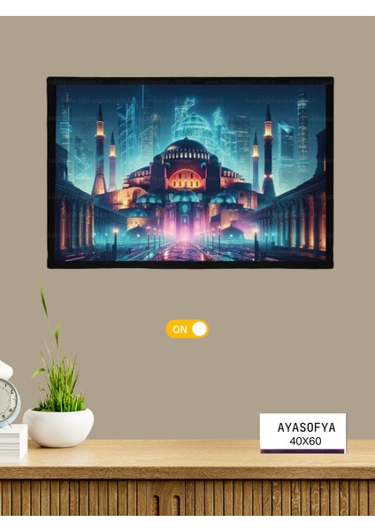 Tablo Pazarı LED Işıklı Tablo -Izmir Saat Kulesi