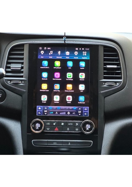 Renault Megane 4 Dijital Klima Tesla 2016/2024 8gb Ram 128GB Hafıza Carplay Kamera Android Multimedya