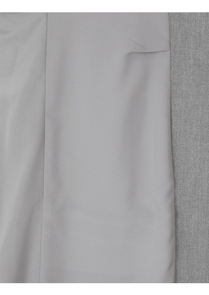 Kadın Gri Slim Fit Ceket 50290364-VR024