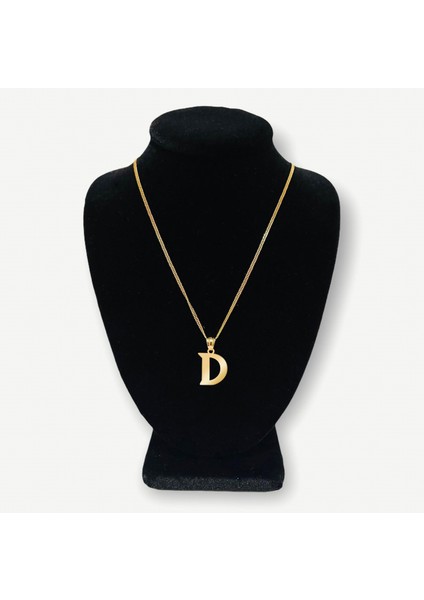 Tabitela 8 Ayar Altın Kolye Ucu "d"harfi GM624 1 gr