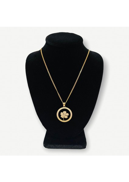 Tabitela 8 Ayar Altın Kolye Ucu Çiçek GM409 1 gr