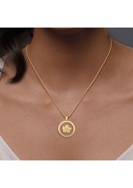 Tabitela 8 Ayar Altın Kolye Ucu Çiçek GM409 1 gr