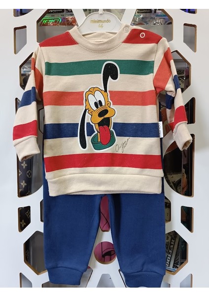 Erkek Çocuk Goofy Baskılı Alt Üst Takım 9-12-18