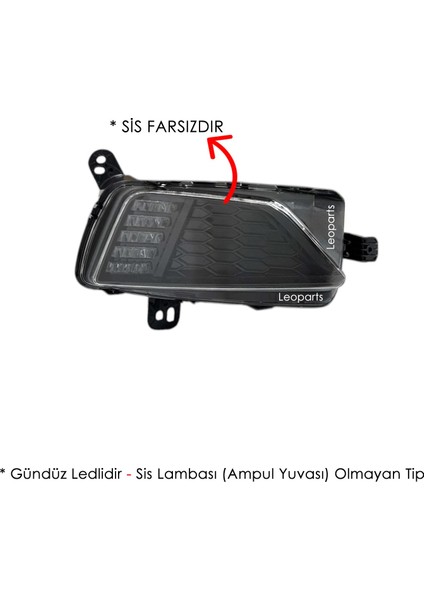 Volkswagen Polo Sis Lambası Sağ (Ledsiz) 2018-2020 2G0941662B