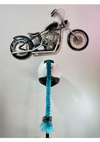 Motor & Motosiklet Kask Dış Aksesuar Tek Yeşil Ombreli Örgü Saç fiyatları