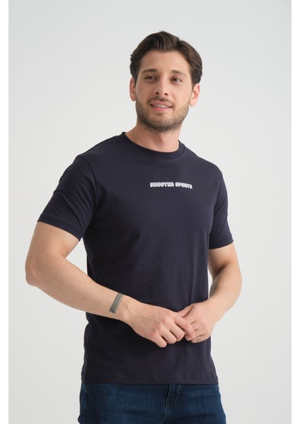 Beyaz Erkek Bisiklet Yaka Tişört Premium Pamuklu Regular Fit modelleri