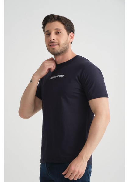 Beyaz Erkek Bisiklet Yaka Tişört Premium Pamuklu Regular Fit indirimleri