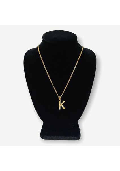 Tabitela 8 Ayar Altın Kolye Ucu "k"harfi GM743 0.5 gr