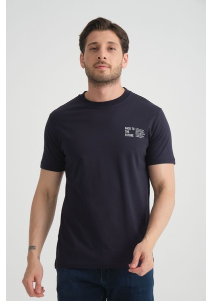 Siyah Erkek Tişört Pamuk Premium Minimal Tasarım Regular Kalıp