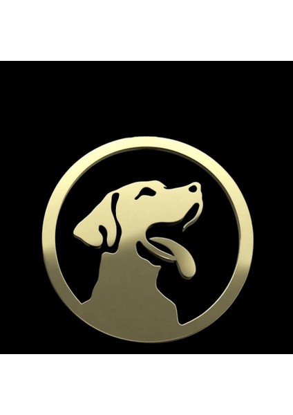 Tabitela 8 Ayar Altın Kolye Ucu Köpek GM453 0.5 gr