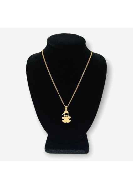 Tabitela 8 Ayar Altın Kolye Ucu Noel Baba GM299 0.5 gr