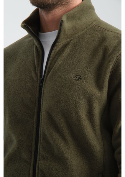 Erkek Polar Sweatshirt Kışlık Standart Fit Outdoor Karyoka Dikiş Detaylı fırsatları