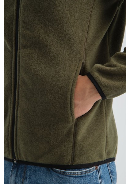 Erkek Polar Sweatshirt Kışlık Standart Fit Outdoor Karyoka Dikiş Detaylı indirimleri