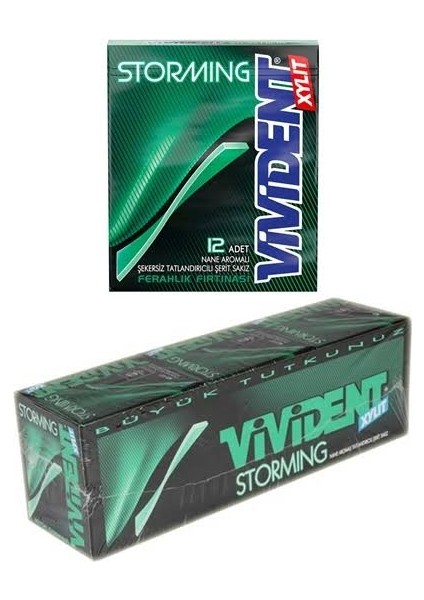 Storming Sakız Nane Aromalı 33 gr x 18