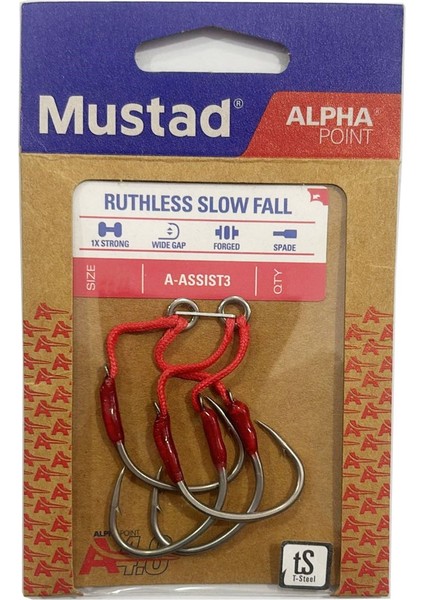 Alpha Point Ruthless Slow Fall A-Assıst3 Asist Olta Iğnesi