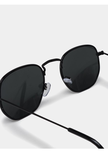 Beşgen UV400 Filtre Korumalı Metal Çerçeve Unisex Güneş Gözlüğü modelleri