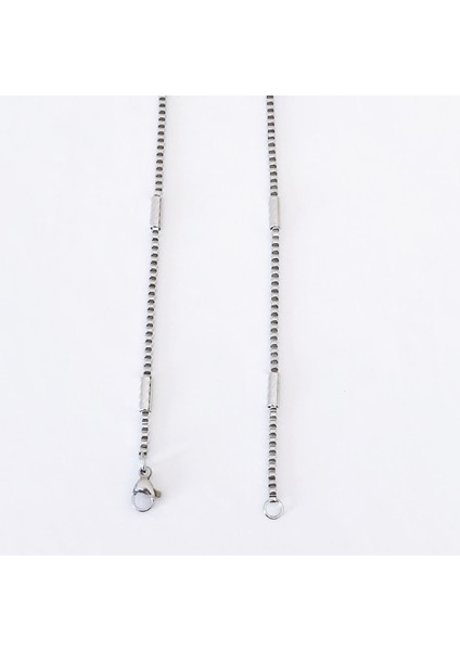 Çelik Halka Zincir Kolye 60 cm modelleri