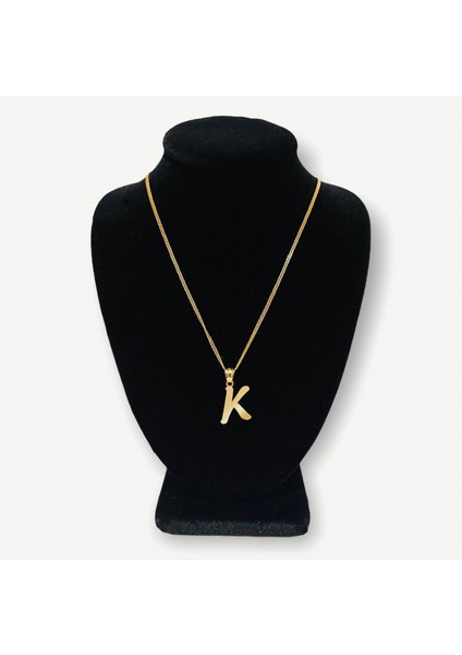 Tabitela 8 Ayar Altın Kolye Ucu "k"harfi GM739 1 gr