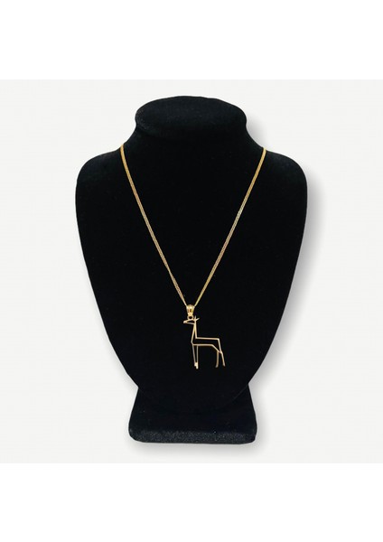 Tabitela 8 Ayar Altın Kolye Ucu Zürafa GM305 1 gr