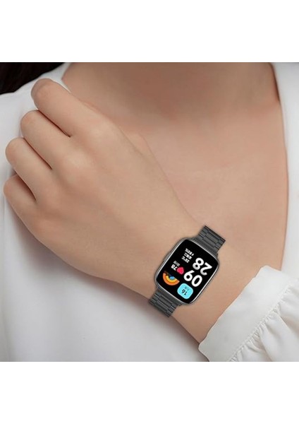Xiaomi Redmi Watch 3 Active Uyumlu Ayarlabilir Paslanmaz Çelik Akıllı Saat Kordonu indirimleri