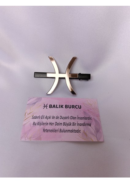 Balık Burcu Sembollü Pens Toka fiyatları