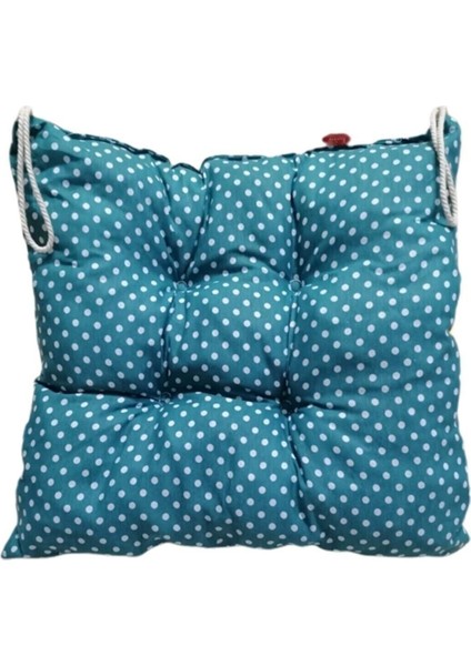 Yıldızlı Kare Sandalye Minderi 38 x 38