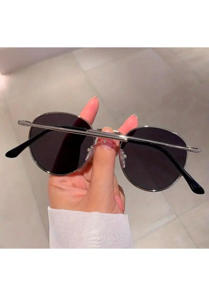 Minimal Tasarım Yuvarlak Çerçeve Unisex Güneş Gözlüğü fiyatları