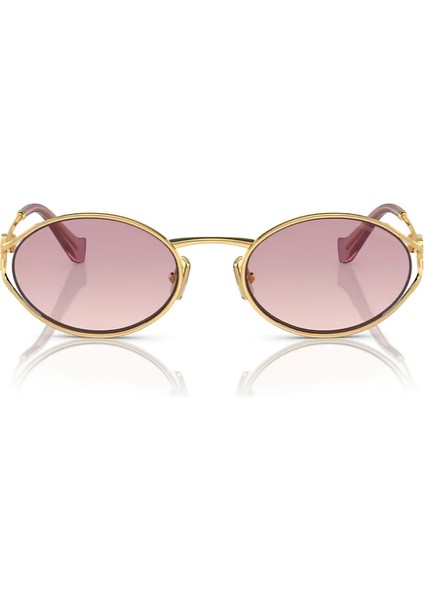 OMU52YS 5AK06S Kadın Gold Metal Çerçeve Pembe Cam UV400 Korumalı Güneş Gözlüğü fiyatları