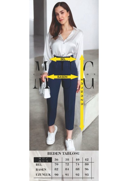 Kadın Pantolon Kumaş modelleri