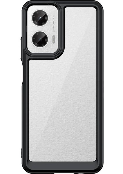 Motorola Moto G35 5g Kılıf, Şeffaf Tasarımlı Darbeye Dayanıklı Telefon Kılıfı, Tampon Hibrit Şeffaf Kapak Motorola Moto G35 5g (Yurt Dışından)