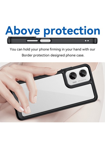 Motorola Moto G35 5g Kılıf, Şeffaf Tasarımlı Darbeye Dayanıklı Telefon Kılıfı, Tampon Hibrit Şeffaf Kapak Motorola Moto G35 5g (Yurt Dışından) fırsatları