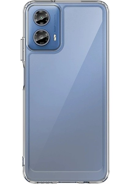 Motorola Moto G34 Kılıf, Şeffaf Tasarımlı Darbeye Dayanıklı Telefon Kılıfı, Tampon Hibrit Şeffaf Kapak Motorola Moto G34 (Yurt Dışından)