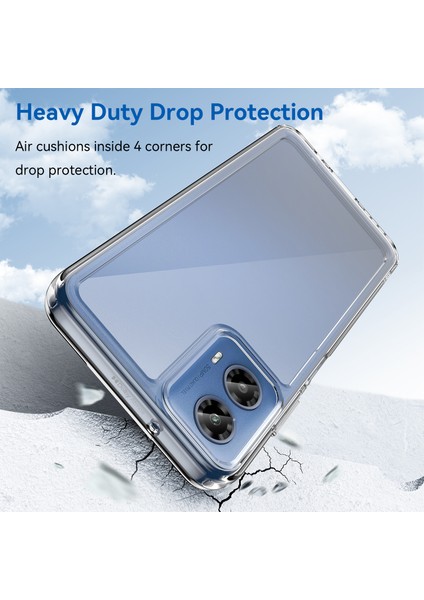 Motorola Moto G34 Kılıf, Şeffaf Tasarımlı Darbeye Dayanıklı Telefon Kılıfı, Tampon Hibrit Şeffaf Kapak Motorola Moto G34 (Yurt Dışından) fırsatları