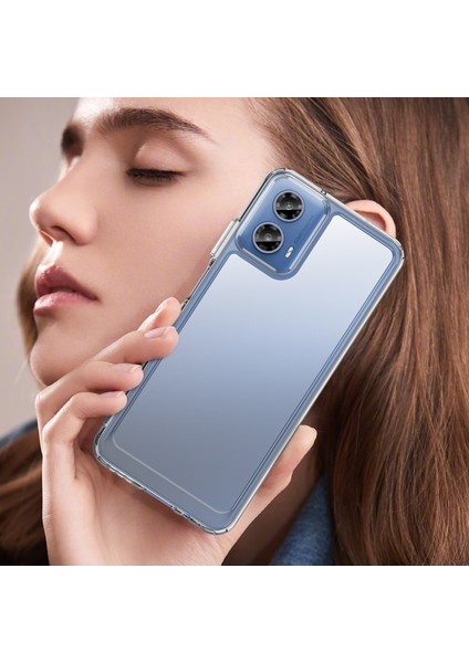 Motorola Moto G34 Kılıf, Şeffaf Tasarımlı Darbeye Dayanıklı Telefon Kılıfı, Tampon Hibrit Şeffaf Kapak Motorola Moto G34 (Yurt Dışından) indirimleri