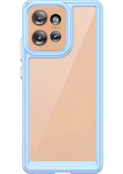 Motorola Moto Edge 50 Kılıf, Şeffaf Tasarımlı Darbeye Dayanıklı Telefon Kılıfı, Tampon Hibrit Şeffaf Kapak Motorola Moto Edge 50 (Yurt Dışından)